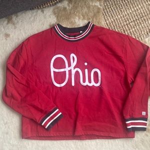 Cropped Ohio State Crewneck